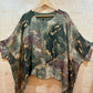 THE 'SIENNA' LUXURIOUS SILK BLEND MARBLE PRINT TWO PIECE FLOATY TROUSER SUIT PINK, KHAKI OR BLUE