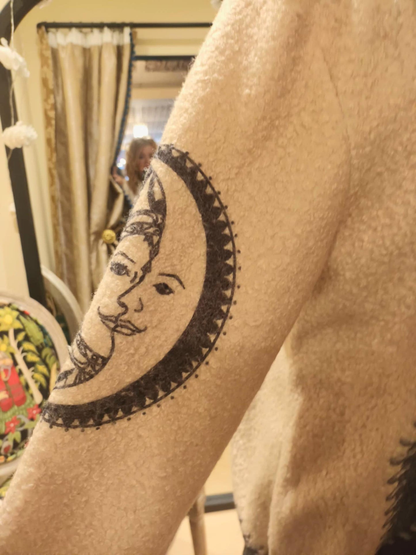 THE 'CELESTIAL SPIRIT' STATEMENT COAT WITH STRIKING BACK DETAIL