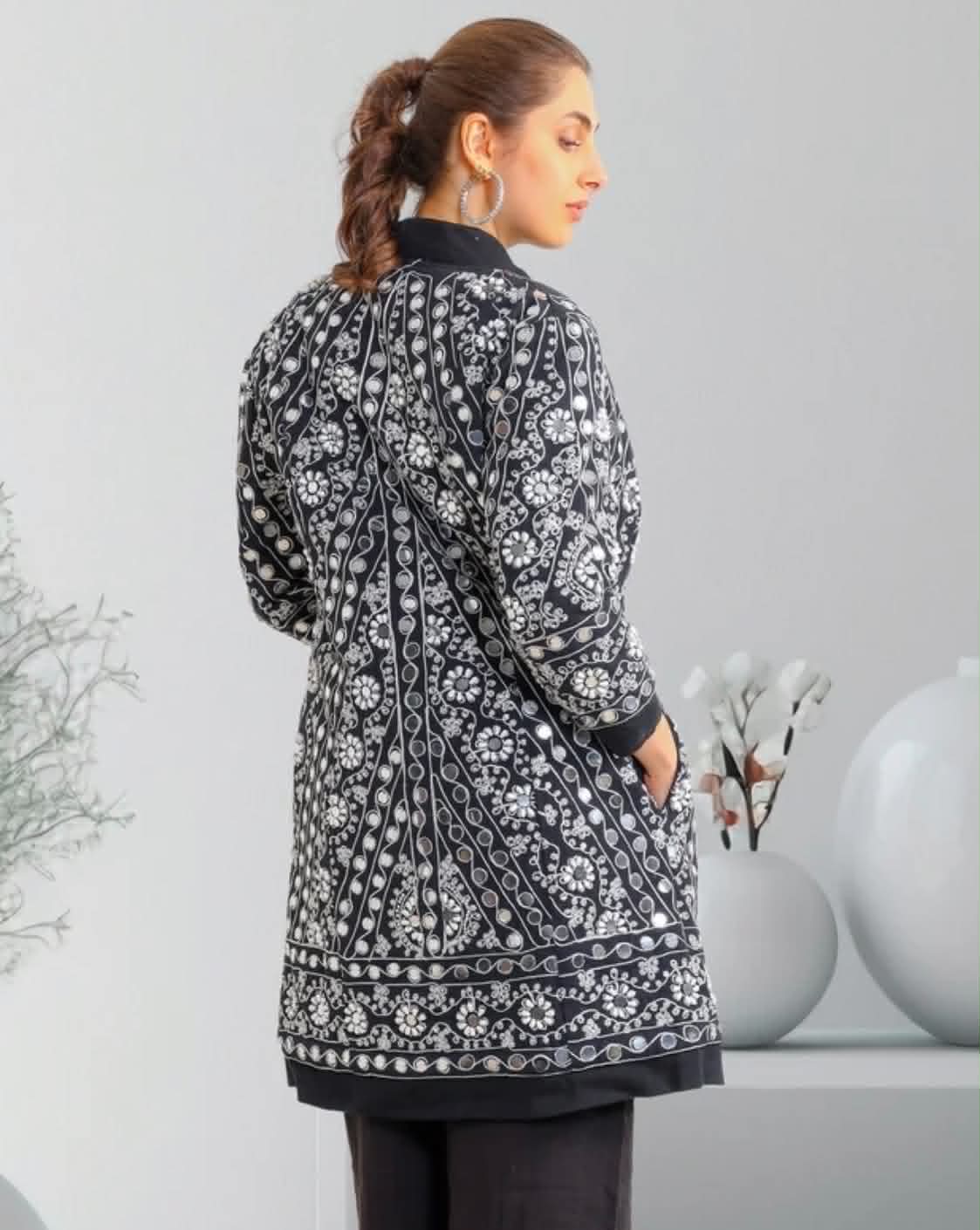 THE 'NURIA' STUNNING RICHLY BEADED AND EMBROIDERED LONG COAT FROM OUR EXCLUSIVE SPANISH COLLECTION THREE COLOURS