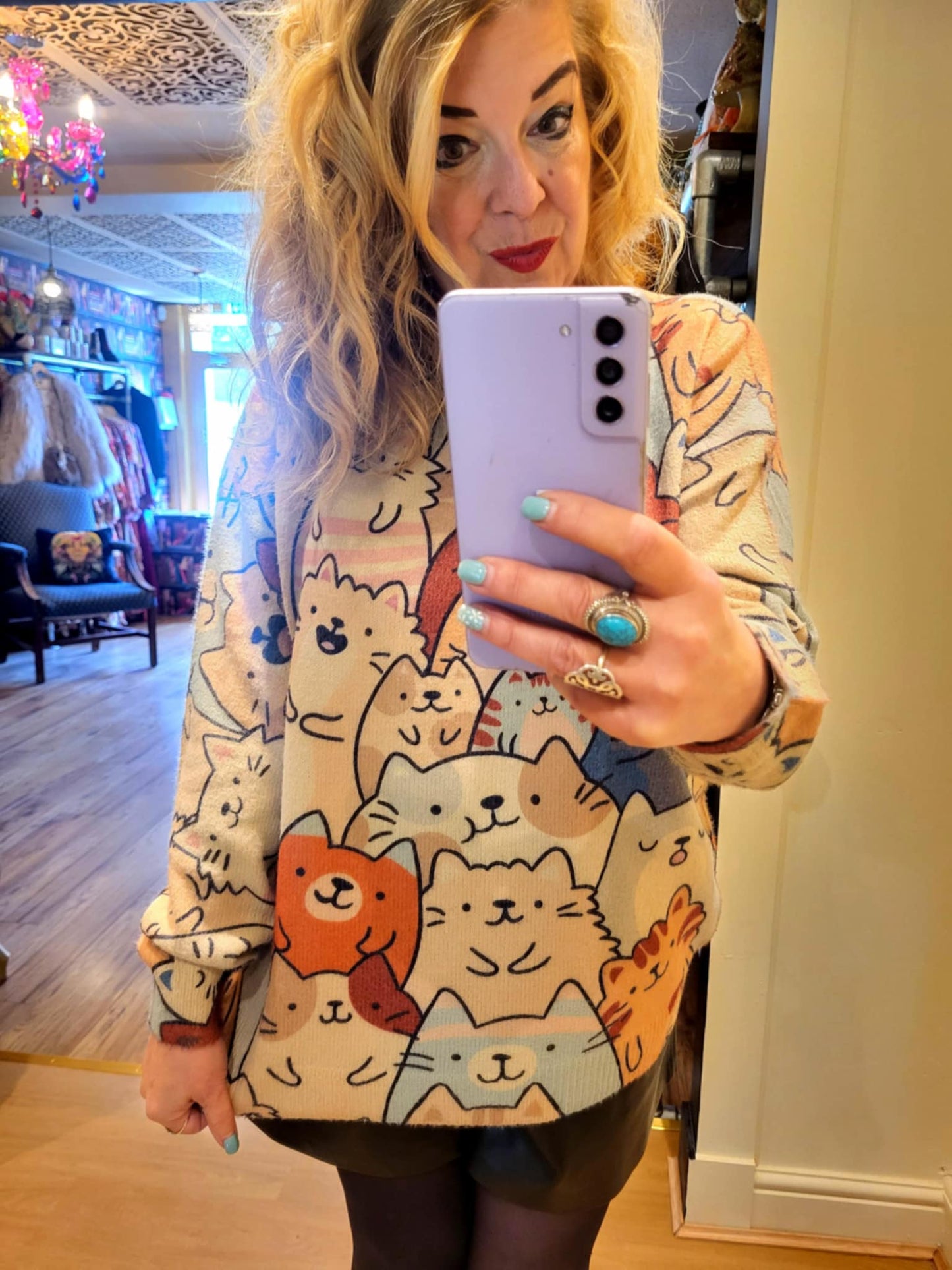 EL JERSEY DE TACTO LUJOSO Y ACOGEDOR 'CATS CHORUS'
