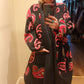 THE 'PERFECTLY PAISLEY' BEAUTIFUL EDGE TO EDGE BOUCLE COCOON COAT IN A STUNNING PAISLEY DESIGN