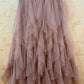 THE 'CARRIE' BEAUTIFUL TULLE WATERFALL SKIRT IN ANTIQUE CREAM OR BLUSH PINK