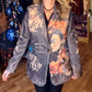 THE 'FRIDA'S RAINBOW' STUNNING STATEMENT BLAZER FEATURING FRIDA, BUTTERFLIES AND CELESTIAL SUNS