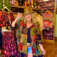 THE 'BOHO TRAVELLER' STUNNING ETHNIC PATCHWORK PRINT LIGHTWEIGHT KAFTAN STYLE JACKET/COVER UP