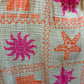 THE 'SOLEIL' STUNNING 100% COTTON SEA AND SUN PRINT BUTTON THROUGH SMOCK TOP MADE IN ITALY