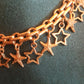THE 'STARGAZER' STUNNING SHIMMERY STAR EMBELLISHED NECKLACE IN SILVER OR GOLD COLOURS