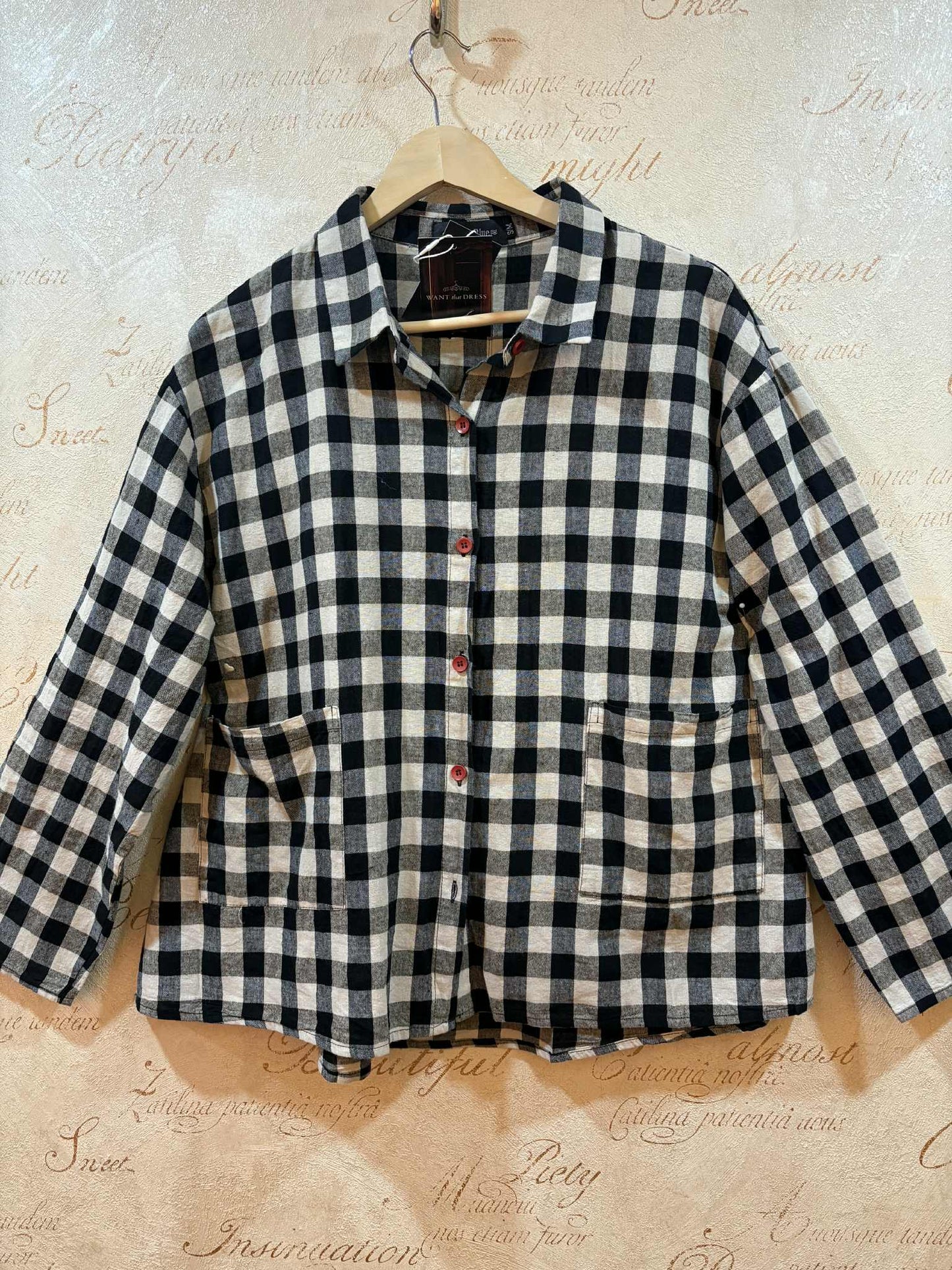 THE 'GILLY' TIMELESS AND CLASSIC GINGHAM POCKET DETAIL COCOON TROUSERS MATCHING TOP AVAILABLE