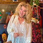 THE 'VICTORIANA' BEAUTIFUL BOHEMIAN VINTAGE STYLE EMBELLISHED FRILL CUFFED BLOUSE IN ANTIQUE CREAM