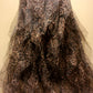 THE 'ROXANNE' FROTHY AND FABULOUS SWISHY LEOPARD PRINT TULLE SKIRT WITH ELASTICATED WAIST