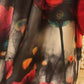 THE 'POPPY' VIBRANT COCCON STYLE SCOOP NECK DRESS WITH PRETTY POCKETS