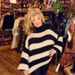 THE 'TEEN SPIRIT' ROCK CHICK STYLE BOLD STRIPE COSY SUPERSOFT SNUGGLE JUMPER