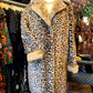 THE 'LEONA' EXQUISITELY SOFT PLUSH LEOPARD FAUX FUR COAT IN PINK OR BEIGE
