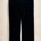 THE 'RITA ROCK CHICK' FABULOUS CRUSHED VELVET FIGURE SCULPTING FLARED BOOT CUT STRETCH TROUSERS BOTTLE GREEN OR CHERRY