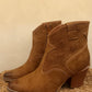 THE 'SAVANNAH' CLASSIC STITCH DETAIL WESTERN STYLE ULTRA COMFORT BOOT IN CHESTNUT BROWN