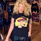 'ROCK STAR RANGE' FEMALE FIT ICONIC 'BLONDIE' T SHIRT IN NEON COLOURS