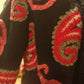 THE 'PERFECTLY PAISLEY' BEAUTIFUL EDGE TO EDGE BOUCLE COCOON COAT IN A STUNNING PAISLEY DESIGN