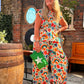 THE 'SHE'S A RAINBOW' BRIGHT AND BEAUTIFUL RAINBOW FLORALS TWO PIECE SUIT