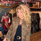 THE 'LUNA' SUPER SOFT LEOPARD PRINT STRETCH DENIM JACKET FLATTERING FEMALE FIT