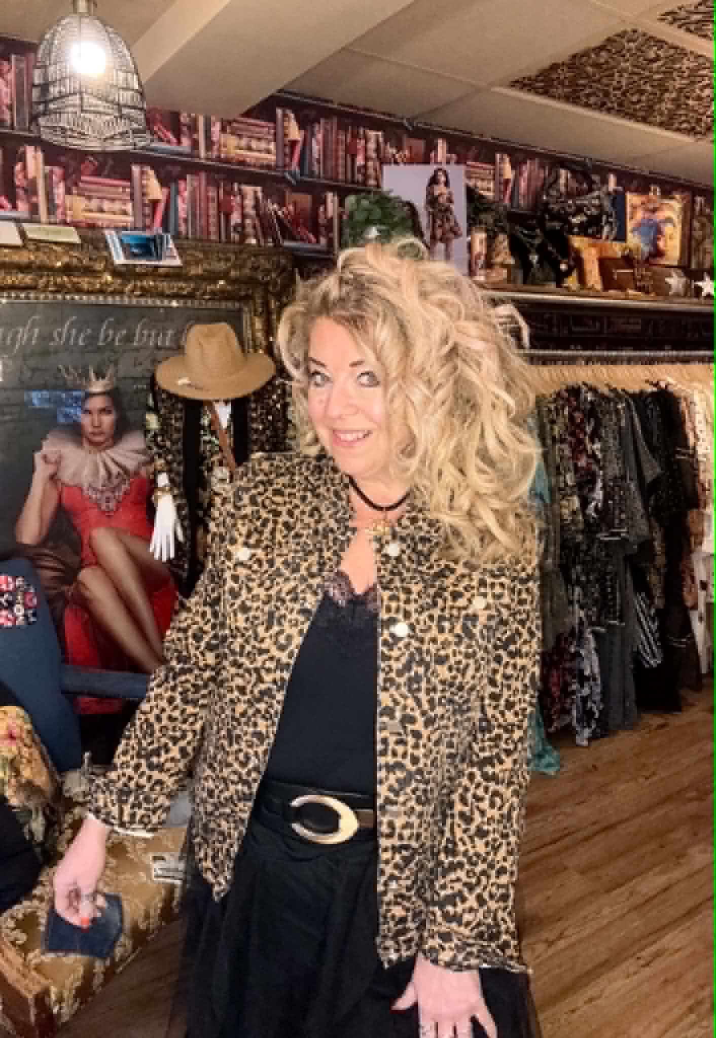 THE 'LUNA' SUPER SOFT LEOPARD PRINT STRETCH DENIM JACKET FLATTERING FEMALE FIT