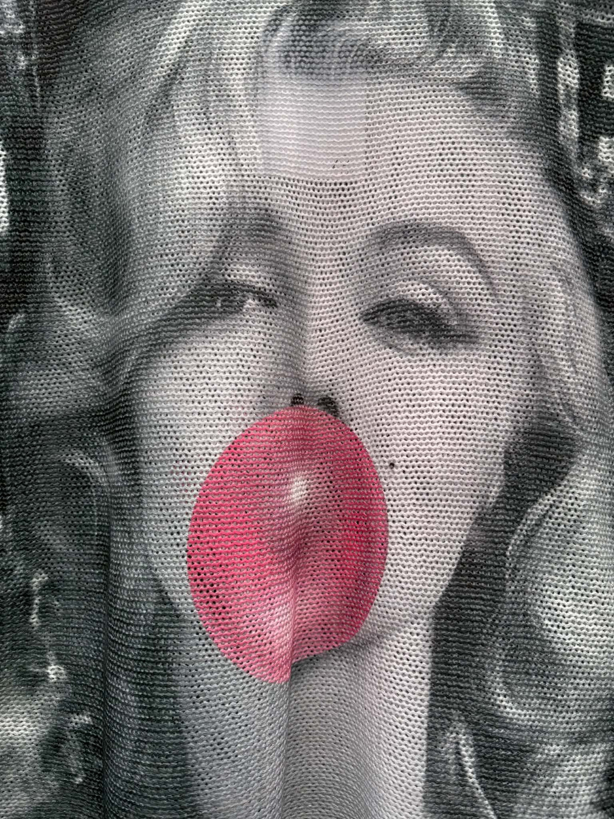 THE 'BOMBSHELL' FABULOUS MARILYN MONROE PRINTED LIGHTWEIGHT RELAXED KNIT