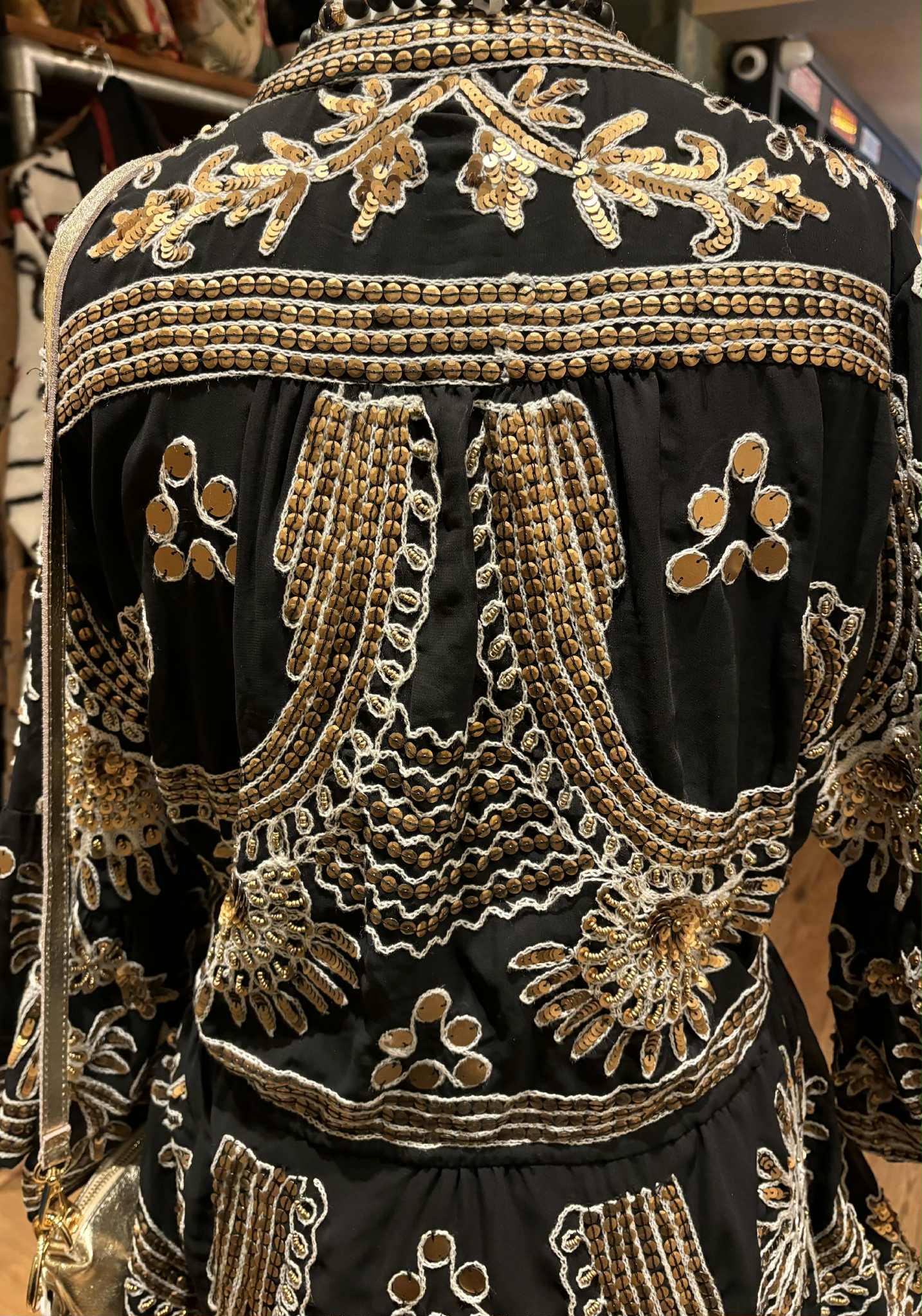 THE 'YARA' STUNNING RICHLY EMBELLISHED BELL SLEEVE TUNIC DRESS FROM OUR EXCLUSIVE SPANISH COLLECTION