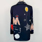 THE 'GRAFFITI QUEEN' STATEMENT BLACK AND MULTI BLAZER
