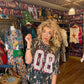 THE 'SPORT AND SEQUINS' SASSY SEQUIN AMERICAN SPORTY TOP WITH SEQUIN SHIMMERS THREE STYLES AVAILABLE