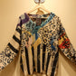 THE 'ARTY LEOPARD' BEAUTIFUL LUXURIOUS SOFT FEEL HOTCHPOTCH PRINT COSY KNIT