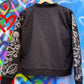 THE 'TWILIGHT ROCKS' STUNNING RICHLY BEADED, SEQUINNED AND EMBROIDERED ZIP FRONT BOMBER JACKET