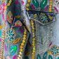 THE 'FANTASIA' EXQUISITELY EMBROIDERED AND BEADED SOFT DENIM JACKET FROM OUIR PARISIAN COLLECTION