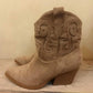 THE 'COLORADO' ULTRA COMFORT WESTERN STYLE EMBELLISHED BOOT IN NEUTRAL TAUPE