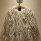 THE 'PENNY LANE' VINTAGE 70'S STYLE SHAGGY MONGOLIAN FUR FULLY LINED JACKET
