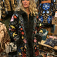 THE 'MODA' STUNNING 70'S  AFGHAN STYLE FAUX FUR COAT WITH BEAUTIFUL EMBROIDERY FROM OUR EXCLUSIVE SPANISH RANGE