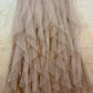 THE 'CARRIE' BEAUTIFUL TULLE WATERFALL SKIRT IN ANTIQUE CREAM OR BLUSH PINK