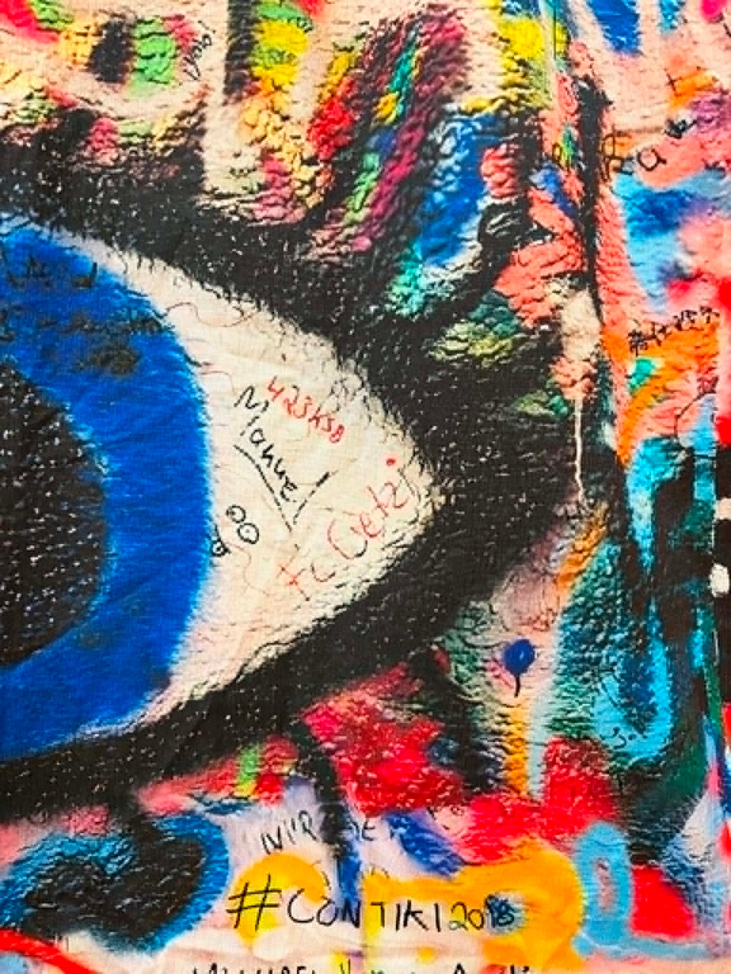 THE 'MYSTIC GRAFFITI' BOLD AND BRIGHT MAXI SKIRT WITH ELASTICATED WAIST