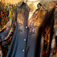 THE 'HERITAGE' STUNNING SILK BLEND BUTTON THROUGH SHIRT DRESS WITH POCKETS