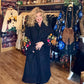 THE 'RENEE' STUNNING TEDDY BEAR BORG FULLY LINED COAT WITH STUNNING EMBROIDERED SLEEVES