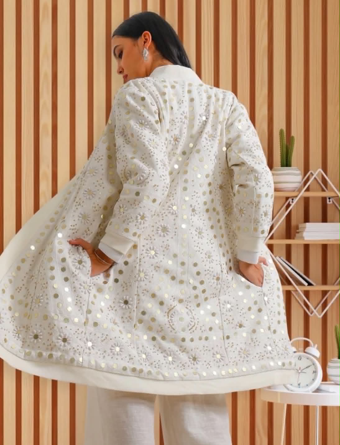 THE 'NURIA' STUNNING RICHLY BEADED AND EMBROIDERED LONG COAT FROM OUR EXCLUSIVE SPANISH COLLECTION THREE COLOURS