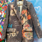 THE 'FRIDA'S RAINBOW' STUNNING STATEMENT BLAZER FEATURING FRIDA, BUTTERFLIES AND CELESTIAL SUNS