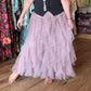 THE 'CARRIE' BEAUTIFUL TULLE WATERFALL SKIRT IN ANTIQUE CREAM OR BLUSH PINK