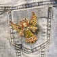 THE 'MEXICAN ANGEL' PRETTY MOSAIC EFFECT ENAMEL BROOCH