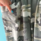THE 'GOLDIE'SUPER SOFT CAMO PRINT STRETCH WAIST OVERSIZED POCKET COCOON PANTS