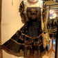 THE 'NATALIA' RICHLY BEADED FLIPPY BOHEMIAN DRESS IN BLACK/GOLD OR CREAM/GOLD FROM OUR SPANISH COLLECTION