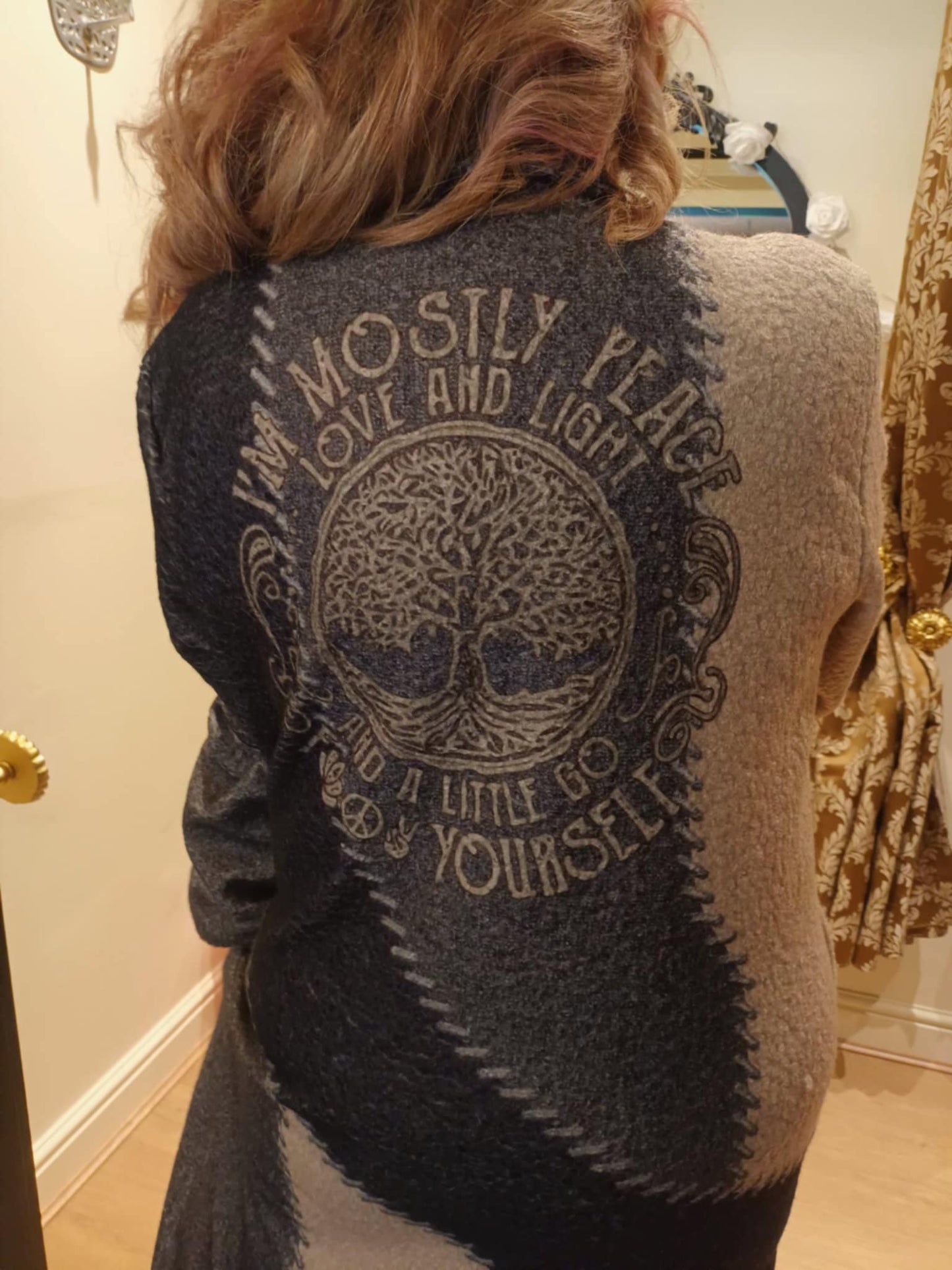 THE 'CELESTIAL SPIRIT' STATEMENT COAT WITH STRIKING BACK DETAIL