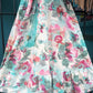 THE 'MEADOW' 100% COTTON BRODERIE ANGLAISE WATERCOLOUR FLORAL PRINT DRESS AQUA OR PINK