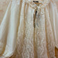 THE 'VICTORIANA' BEAUTIFUL BOHEMIAN VINTAGE STYLE EMBELLISHED FRILL CUFFED BLOUSE IN ANTIQUE CREAM