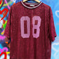 THE 'SPORTY SEQUINS' SASSY SEQUIN AMERICAN SPORTY TOP WITH SHIMMERY SEQUINS IN BLACK OR RUBY