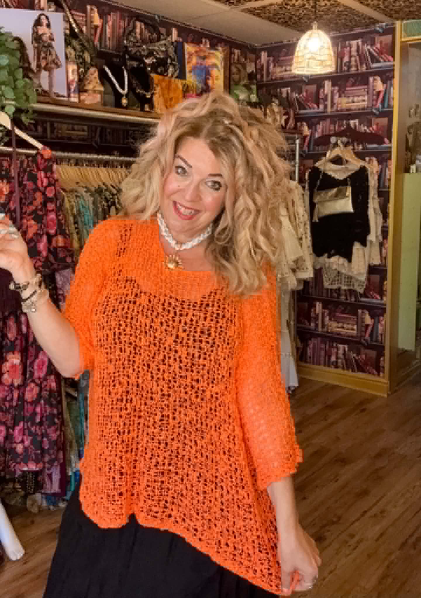 THE 'PIPPA' POPCORN CROCHET LIGHTWEIGHT SUMMER TOP ASSORTED COLOURS