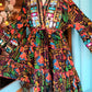 THE 'LYLA' EXQUISITE QUALITY RICHLY EMBELLISHED BELL SLEEVE NEEDLECORD DRESS FROM OUR EXCLUSIVE SPANISH RANGE