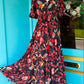 THE 'ALHAMBRA BIRD OF PARADISE' BREATH TAKING MULTI BIRD PRINT DRESS FROM OUR EXCLUSIVE SPANISH COLLECTION